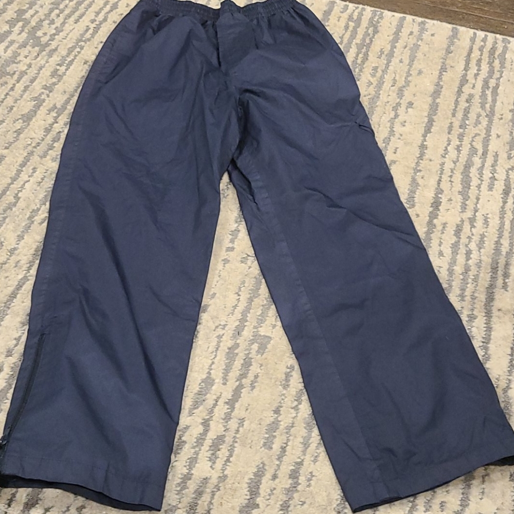 Athletic works lined wind breaker pants